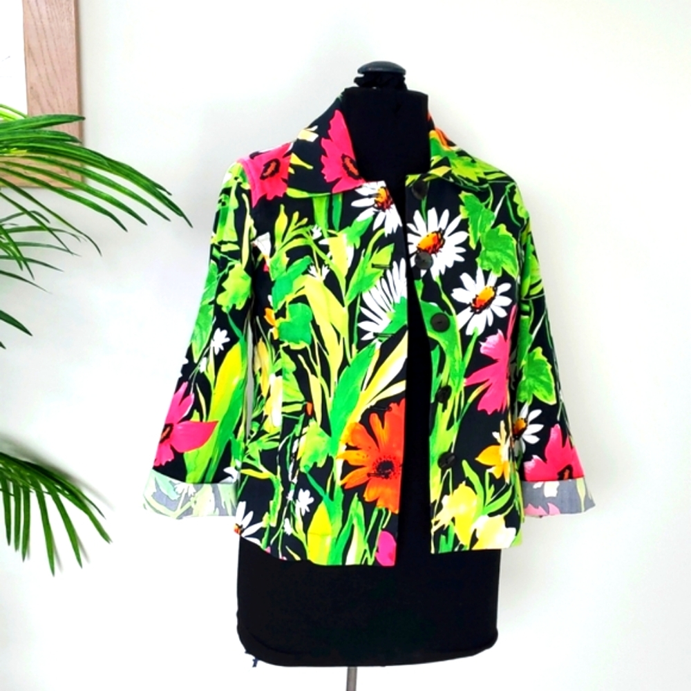 Chico's Colorful Jacket. Sz 0 (xtra Small)